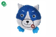 JK ANIMALS, Husky, šuštiaca a pískacia hračka, 22 cm