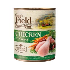 Sam's Field True Chicken Meat & Carrot, superprémiová konzerva, 800 g (Sams Field)