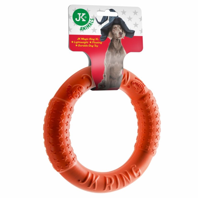 JK Magic Ring Frisbee z EVA peny, oranžový, 27 cm