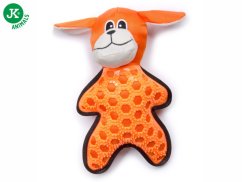 JK ANIMALS, Pes nylonová pískacia hračka s TPR prvkami, veľkosť 29 cm