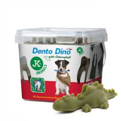JK ANIMALS Dento Dino, dentálna maškrta s chlorofylom pre psov, 460 g