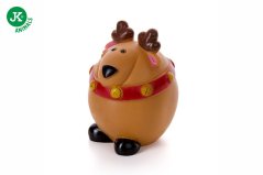 JK ANIMALS Vinylový sob X-MASS - 8,5 cm, vinylová (gumová) hračka
