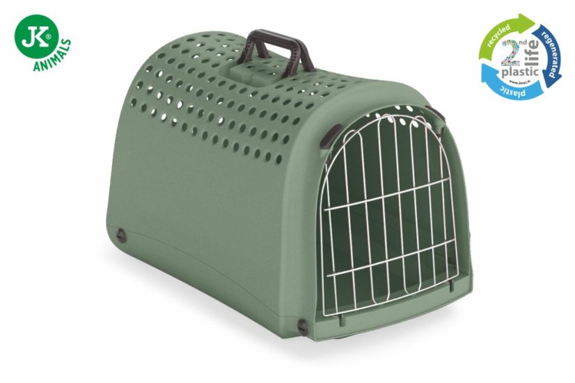 Plastová prepravka Imac Linus 2nd life, 50×32×35 cm, khaki