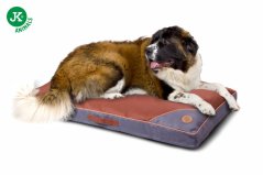 JK ANIMALS, Matrac s poťahom Slip-on XXL, hnedá, kompletná matrac 136 × 88 × 9 cm