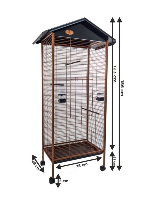 Inter-Zoo Big Bird Cage Industrial 2, voliéra 48 x 78 x 156 cm