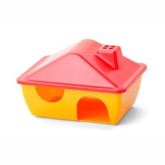 JK ANIMALS Plastový domček pre hlodavce 15x11x9 cm