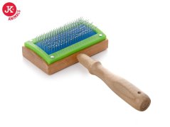 JK Stredne hrubá kefa s guličkami 16x9 cm