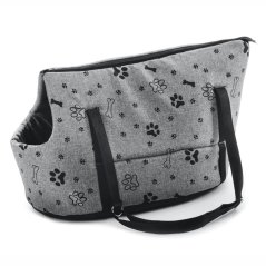 JK ANIMALS Taška pre psa Grey LUX M 50×30×31 cm