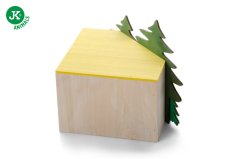 JK ANIMALS domček Les rohový pre morčata 15×15×16 cm