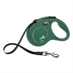 Flexi Classic (pásik),veľkosť S 5m/15kg, oliva