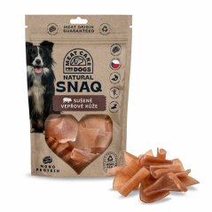 Dog Snaq - sušené bravčové kože, 100 g