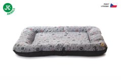 JK ANIMALS Grey LUX, poduška L 90×65 cm