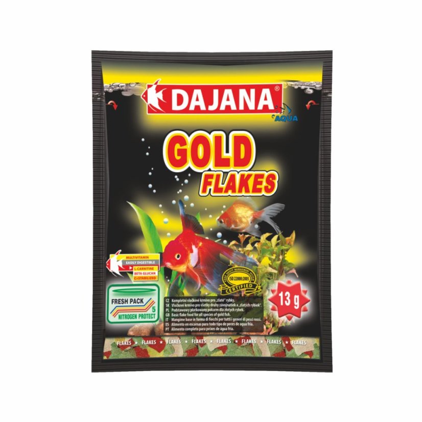 Dajana Gold Flakes, vločky – krmivo, 13 g