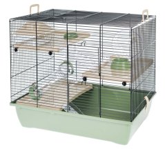 Inter Zoo Pinky III zelená 50x33x45,5 cm + plast. výbava