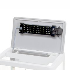 JK ANIMALS, náhradný kryt s LED osvetlením, biely, pre akvarijní komplet JK-A380, 37×22 cm