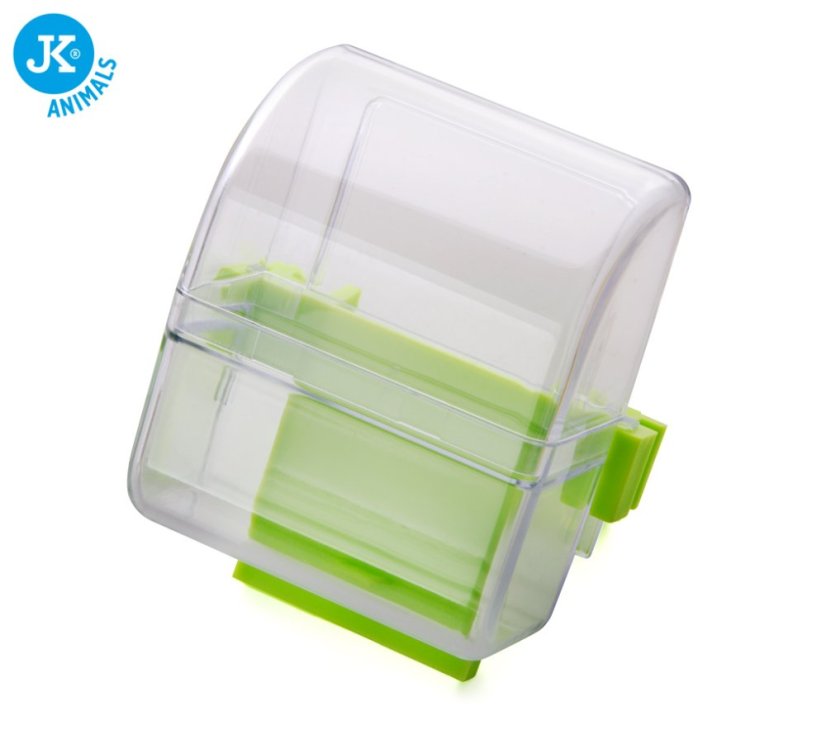 Inter zoo krmítko pre klietku Kanárek, Tina lux, Tina, Margot 1, Margot 2, Beta, Gabi, Laura, Sonia, Lusi, Lusi 2, Iza 1 ks 7x8x3,5 cm