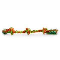 JK ANIMALS Bavlnený uzol (3 uzly), bavlnená hračka pre psov, 50 cm