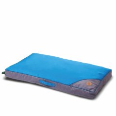 JK ANIMALS, Matrace s poťahom Slip-on XXL, modrá, kompletná matrace Slip-on, 136×88×9 cm