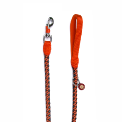 JK ANIMALS Povrazové vodítko Comfort oranžové 1,5 cm/120 cm