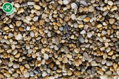 Prírodný riečny štrk, 5 kg, do akvária a terária