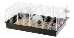 Ferplast CRICETI 11 klietka pre škrečky, čierná 57,5 x 31 x 21,5 cm