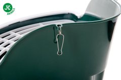 JK ANIMALS toaleta rohová pre králiky a morčatá, tm.zelená, 25×25×34 cm