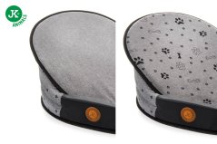 JK ANIMALS Grey LUX, pelech L šedý 70×65×16 cm