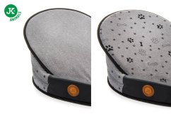 JK ANIMALS Grey LUX, pelech L šedý 70×65×16 cm