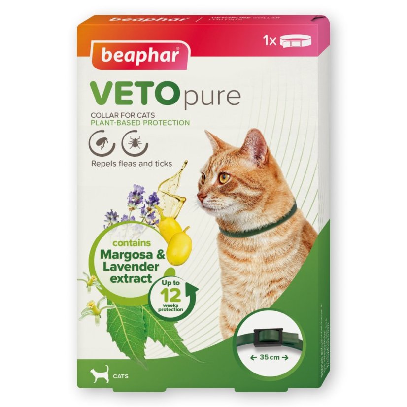Beaphar repelentný obojok Bio Band Veto Shield, 35 cm