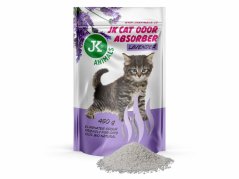 JK Lavender Absorber, pohlcovač zápachov s vôňou levandule, 450 g, podporuje účinok podstielok
