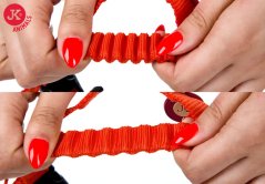 JK ANIMALS Postroj Comfort oranžový 68–80 cm