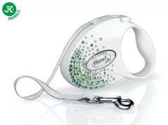 flexi Glam Splash Leaf Tape (pásik), veľkosť S, biela