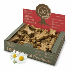 JK ANIMALS Mini mäsová kosť natural s harmančekom (0,5 %), 1kg