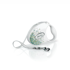 flexi Glam Splash Leaf Tape (pásik), veľkosť S, biela