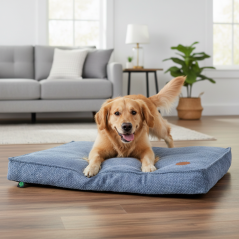 JK ANIMALS matrace Yuta modrá 80 x 60 x 10 cm