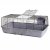 JK ANIMALS klietka pre králiky Black 100, 52×100×38 cm siva