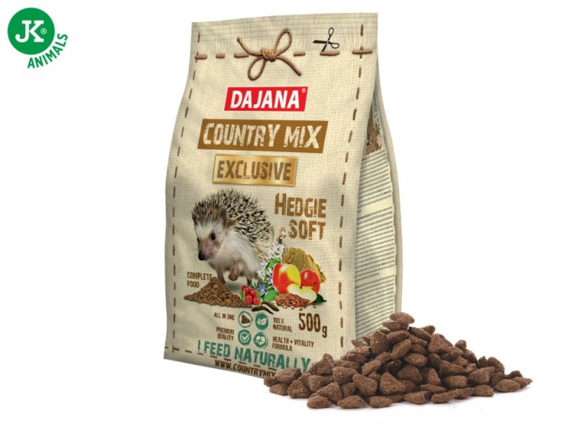 Dajana - COUNTRY MIX EXCLUSIVE, ježko 500 g, krmivo pre ježkov