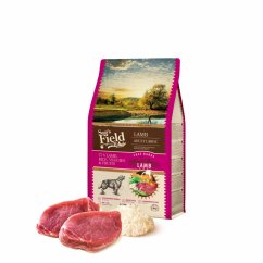 2,5 kg, Sam's Field Low Grain Adult Large Lamb - Free Range, superprémiove granule pre dospelých psov veľkých a obrích plemien s jahňacím z voľného chovu, (Sams Field bez pšenice)