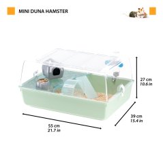 Ferplast MINI DUNA HAMSTER GREEN, zelená klietka pre škrečky