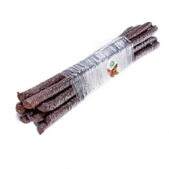 Big obria klobása, kolagénová maškrta pre psov s obsahom 40 % kolagénu, 150 g, 2 cm×50 cm (balenie 12 ks)