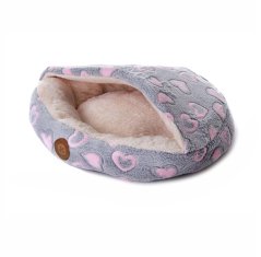 JK ANIMALS pelech Cute s vreckom - ružové srdce 50 x 50 x 14 cm