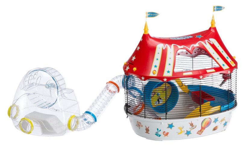 Ferplast CIRCUS FUN klietka pre škrečky 49,5 x 34 x 42,5 cm