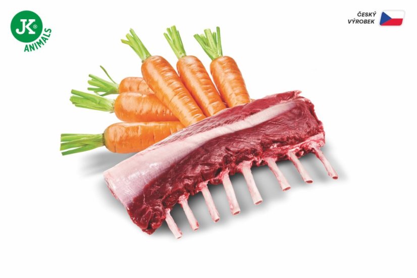 6× 400 g, JK Premium Venison & Carrot, Paté with Chunks, 60 % Meat, divina s mrkvou
