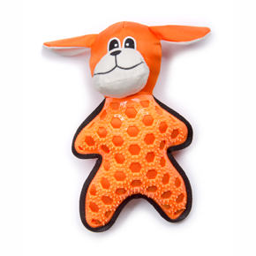 JK ANIMALS, Pes nylonová pískacia hračka s TPR prvkami, veľkosť 29 cm