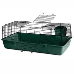 JK ANIMALS klietka pre králiky Black 100, 52×100×38 cm tm.zelená