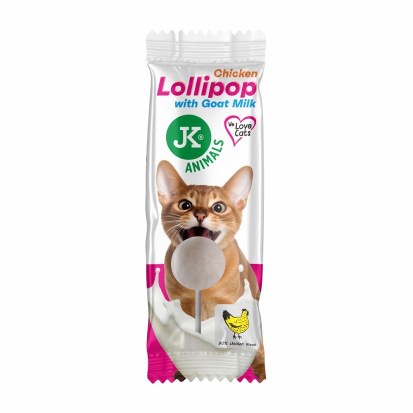 JK ANIMALS kuracie lízatko s kozím mliekom 1 ks, 1,4 g