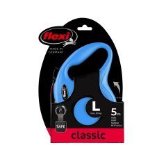 Flexi Classic (pásik),veľkosť L 5 m/50 kg, modrá