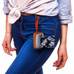 JK ANIMALS látkový zásobník na vrecká +2 role vreciek 6x8 cm