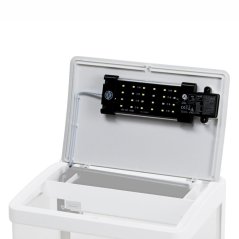 JK ANIMALS, náhradný kryt s LED osvetlením, biely, pre akvarijní komplet JK-A320, 31×21 cm