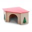 JK ANIMALS rohový domček morča 21x21x13 cm